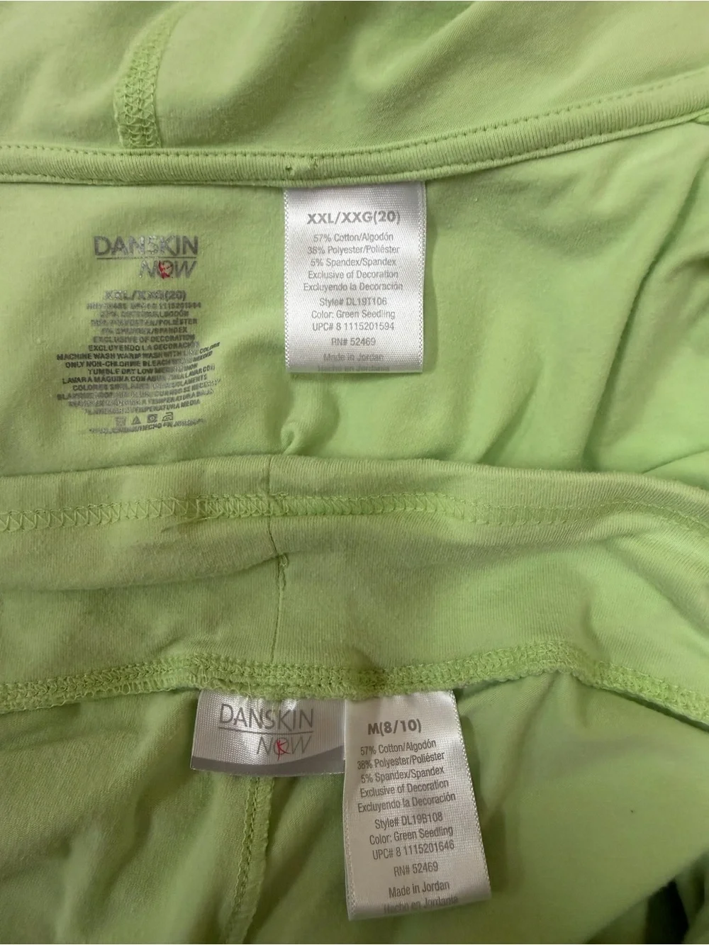 Danskin Green Seedling Active Zip Hoodie Set - Picture 2 of 2